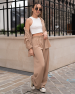 Charger l&#39;image dans la galerie, Crop top Rye blanc
