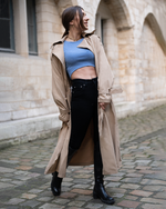 Charger l&#39;image dans la galerie, Crop top Fernie bleu
